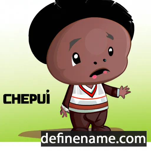 cartoon of the name Chepkirui