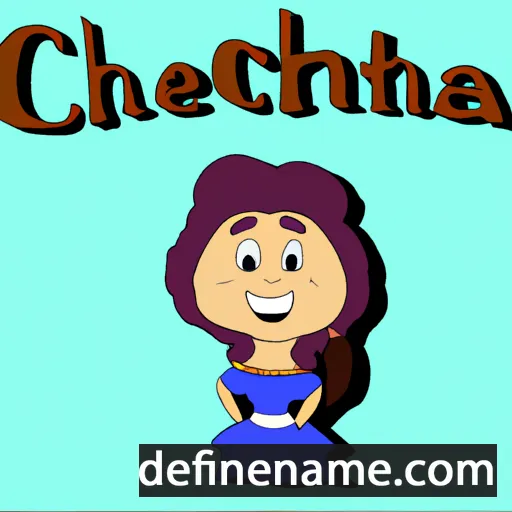 cartoon of the name Chequita