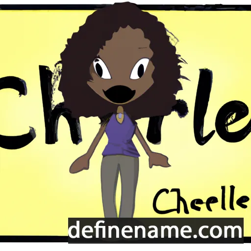 cartoon of the name Cherelle