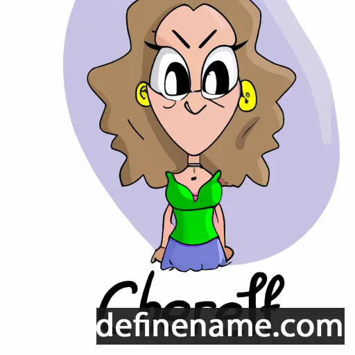 cartoon of the name Cheril