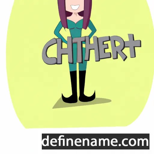 cartoon of the name Cherith