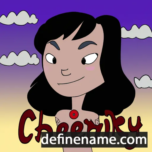 cartoon of the name Cherlyn