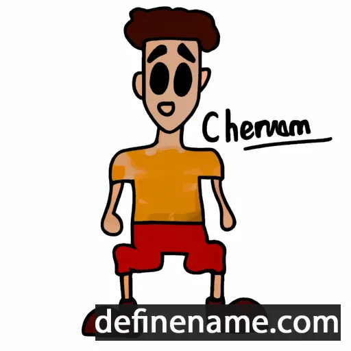 cartoon of the name Chermán