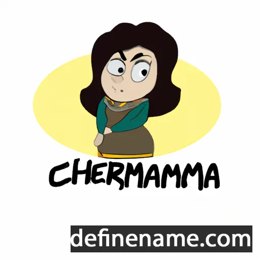 cartoon of the name Chermana