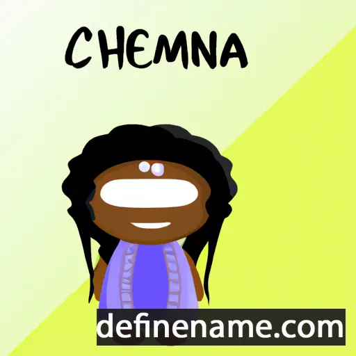 cartoon of the name Cheronima