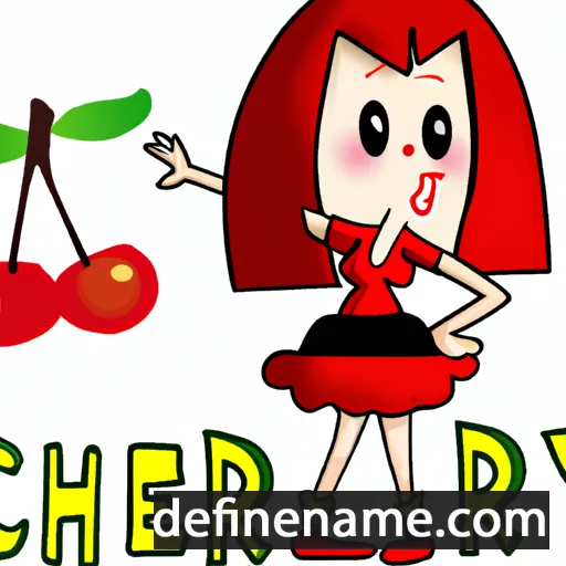 cartoon of the name Cherri