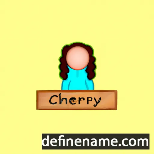 cartoon of the name Cherrilyn