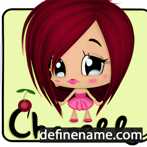 cartoon of the name Cherrylle