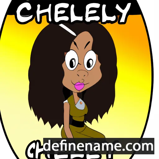 cartoon of the name Cheryle