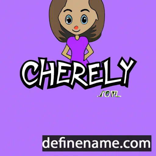 cartoon of the name Cheryll