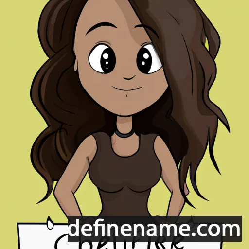 cartoon of the name Cherylle