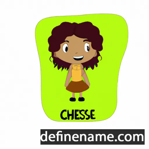 cartoon of the name Cheslea