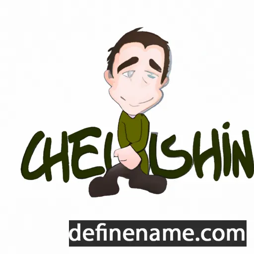 cartoon of the name Cheslin