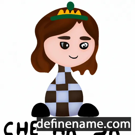 cartoon of the name Chessa