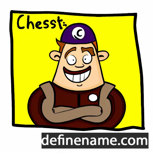 cartoon of the name Chesten