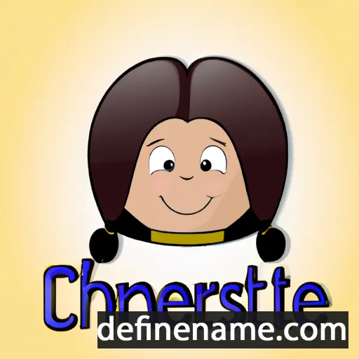 cartoon of the name Chesterine