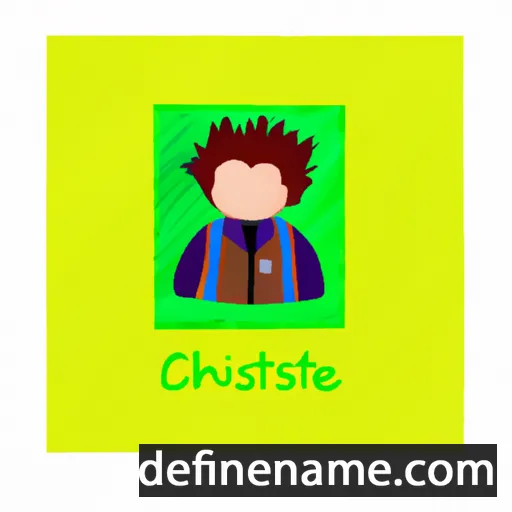 cartoon of the name Chestine