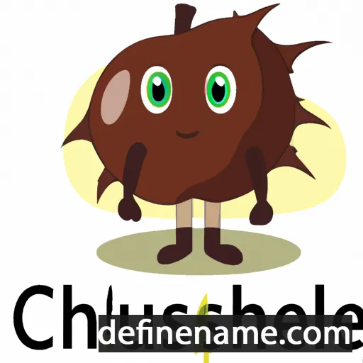 Chestnut cartoon