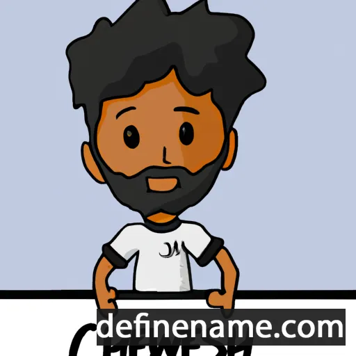 cartoon of the name Cheteshwar