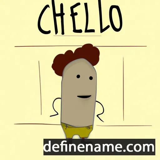 cartoon of the name Chetillo