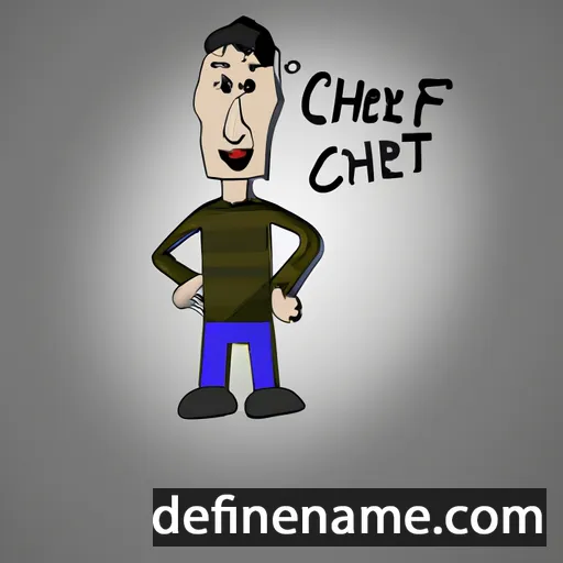 cartoon of the name Chett