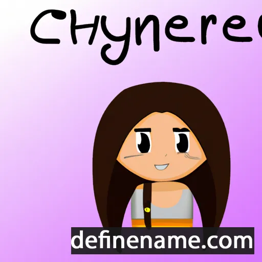 cartoon of the name Cheyene