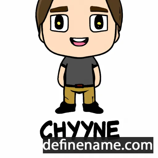 cartoon of the name Cheyne