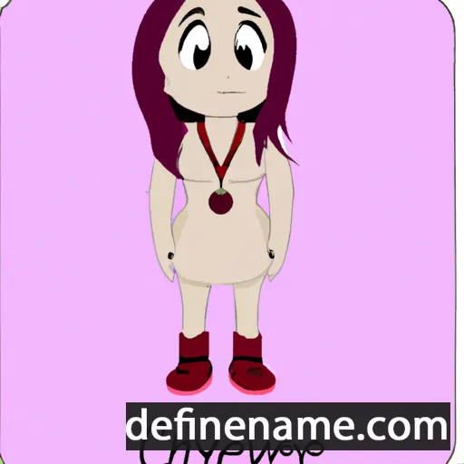 cartoon of the name Cheyv-yne