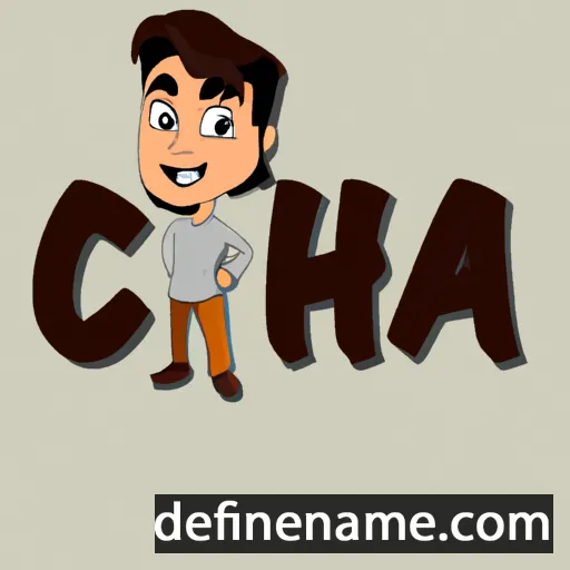 cartoon of the name Chha