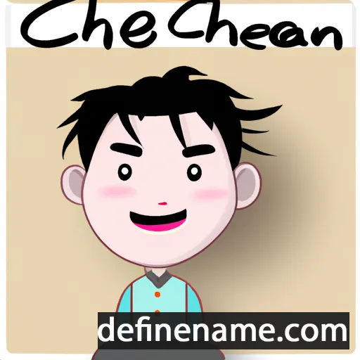 cartoon of the name Chhean