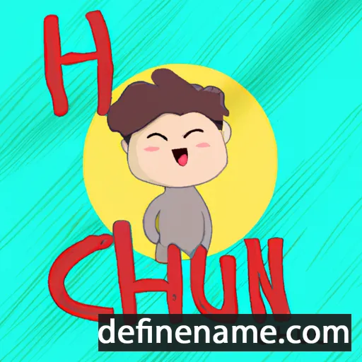 cartoon of the name Chhûn