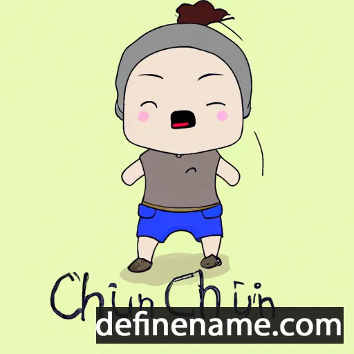 cartoon of the name Chhun