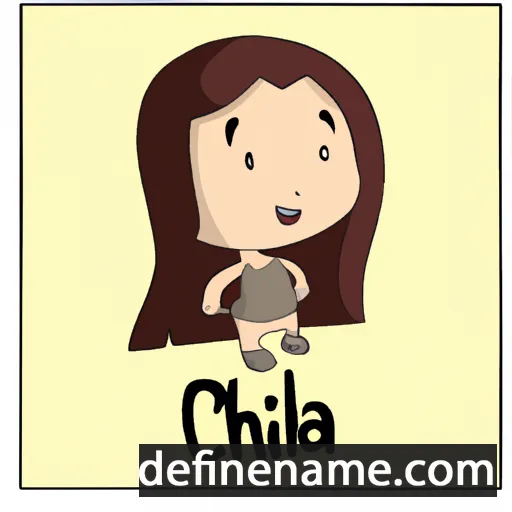 cartoon of the name Chía