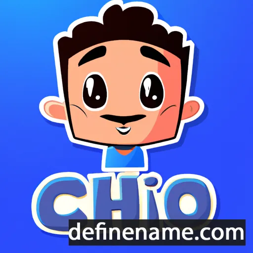 cartoon of the name Chi