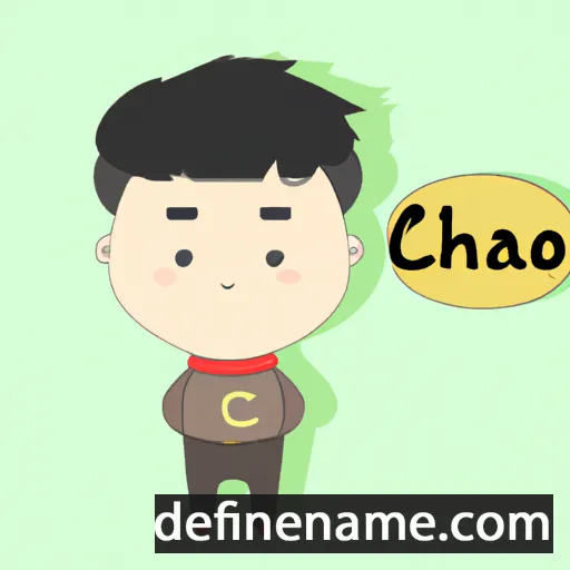 cartoon of the name Chia-hao