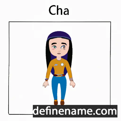 cartoon of the name Chiajna