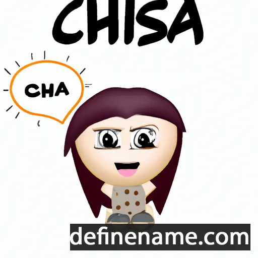 cartoon of the name Chiasa