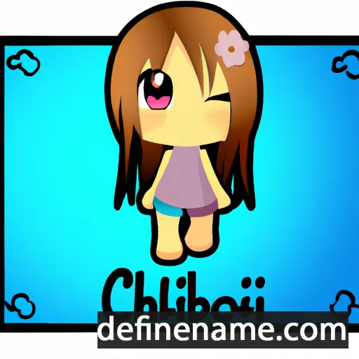 cartoon of the name Chibi