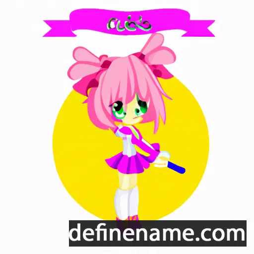 cartoon of the name Chibiusa