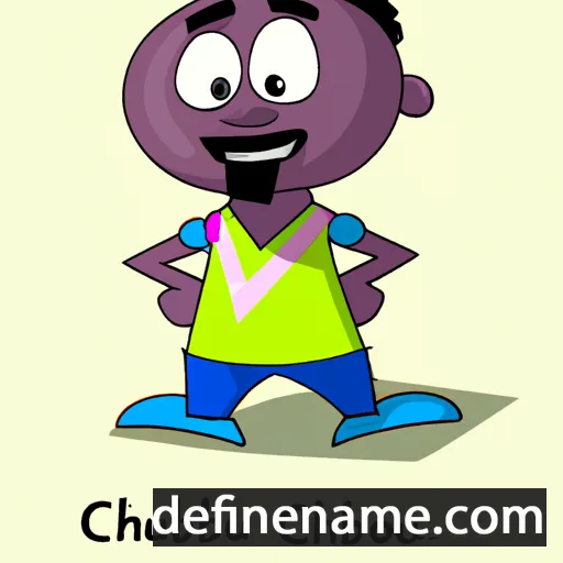 cartoon of the name Chibuzor