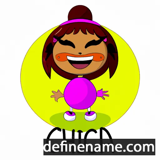 cartoon of the name Chicia