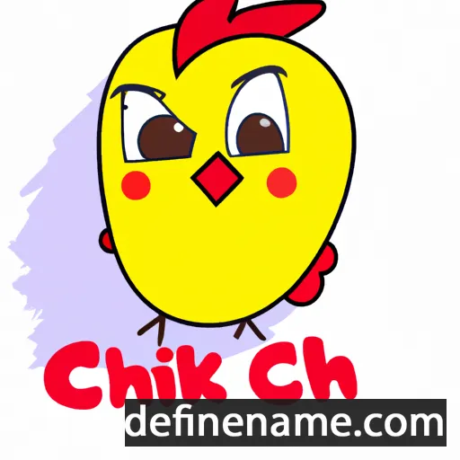 cartoon of the name Chick