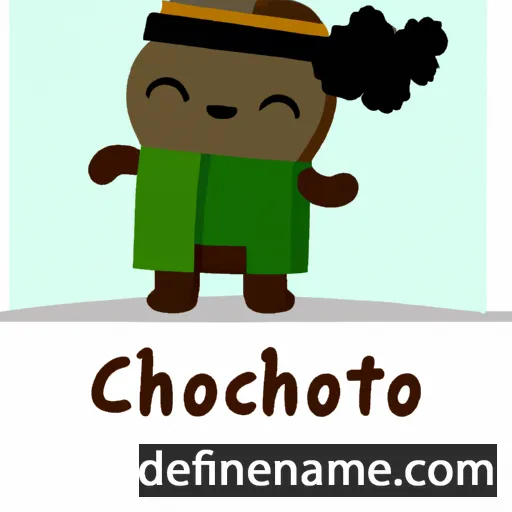 cartoon of the name Chicomecōātl