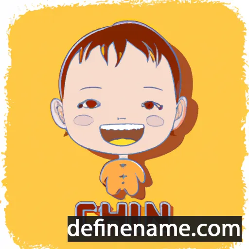 cartoon of the name Chiến