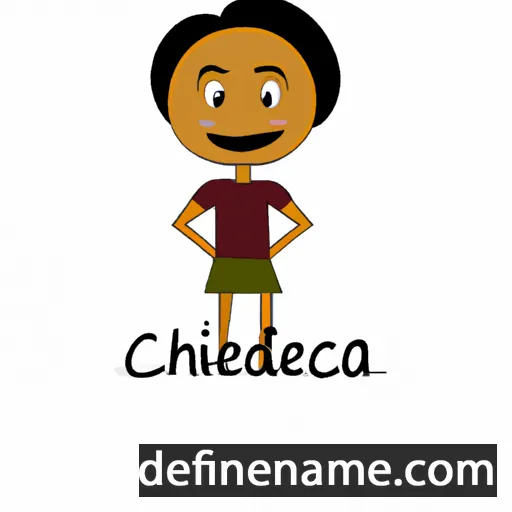 cartoon of the name Chiedza