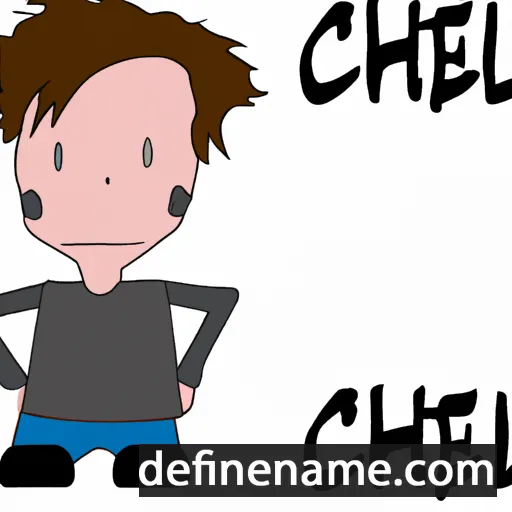 cartoon of the name Chiel