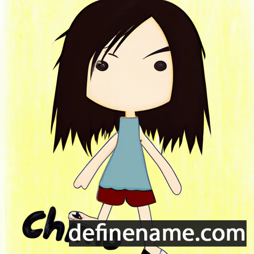 cartoon of the name Chiemi