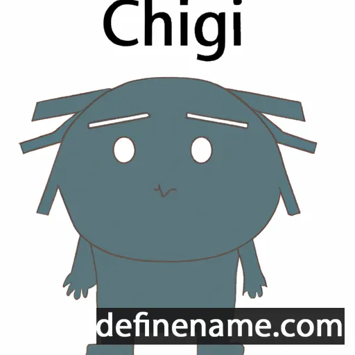 Chigiku cartoon