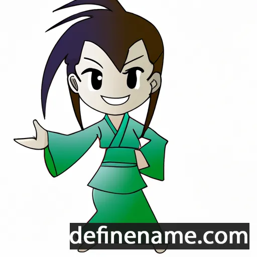 cartoon of the name Chihaku