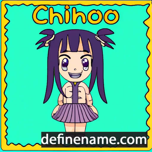 cartoon of the name Chiharuko